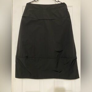 OZAI N KU Elastic Waist  Front Pockets Midi  Skirt NWT SIZE L